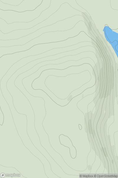 Thumbnail image for Creag an Loch [Loch Tay to Perth] [NN877453] showing contour plot for surrounding peak
